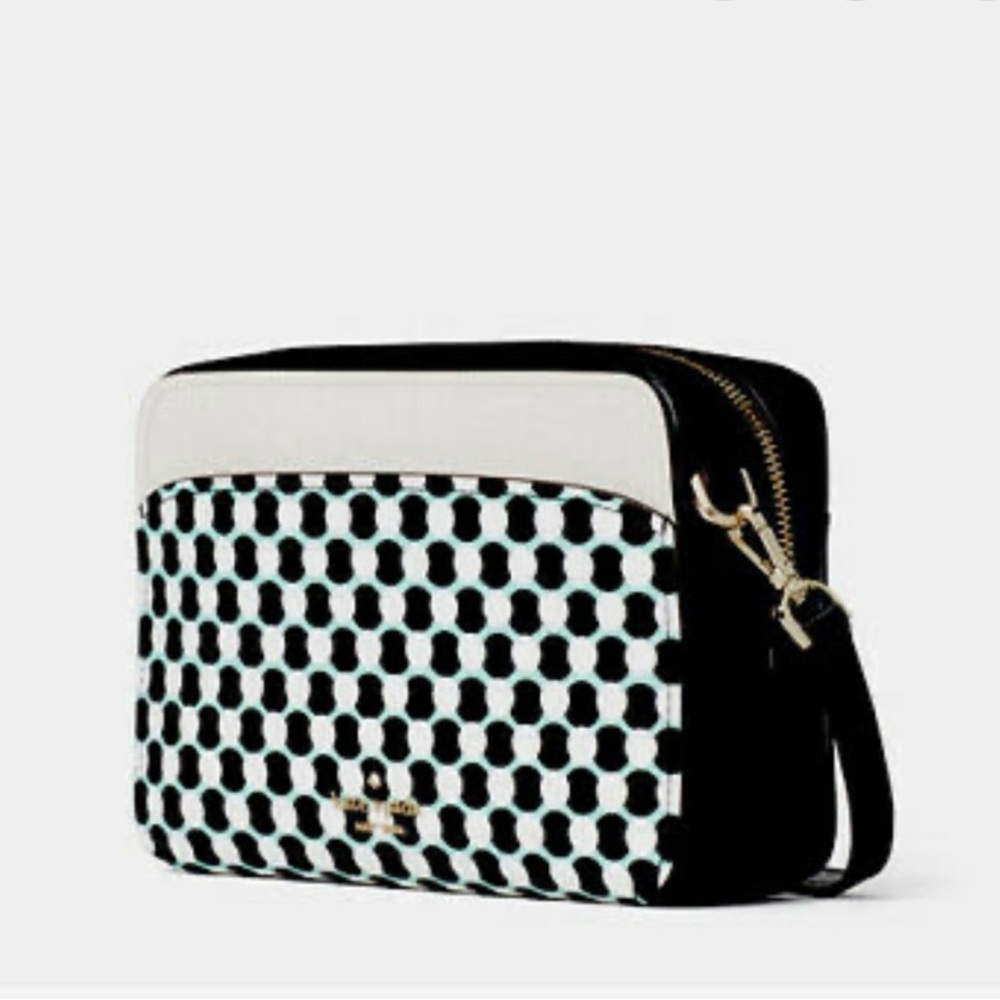 Kate Spade Black and White Patterned Bag